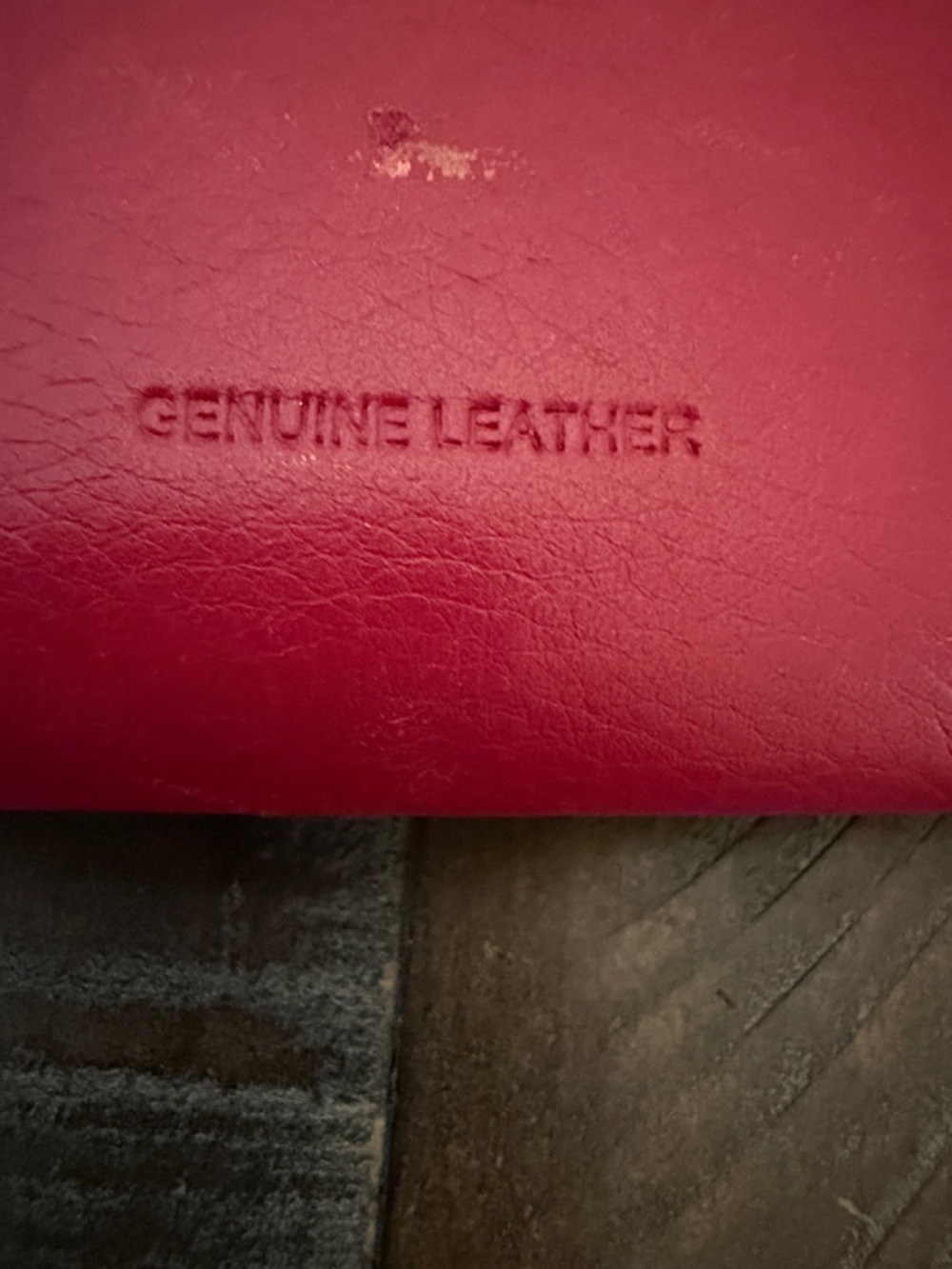 Red Soft Leather Long Wallet for Women - Picture 3 of 14